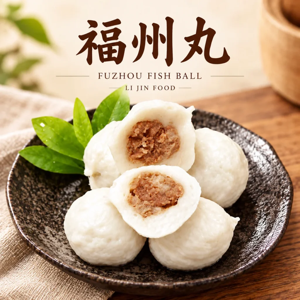 利津食品手工福州魚丸，冷凍魚丸火鍋食材
